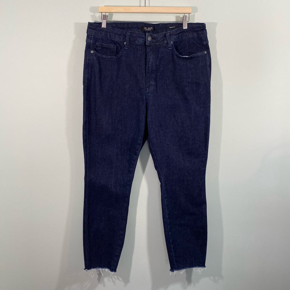 Judy Blue Women's Dark Blue Skinny Fit Jeans Size 20W #JB88703DK